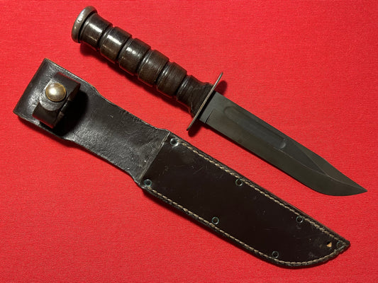 Vietnam Era U.S. CAMILLUS NY MARK 2 Fighting Knife MK2 " ID Number " Engraved