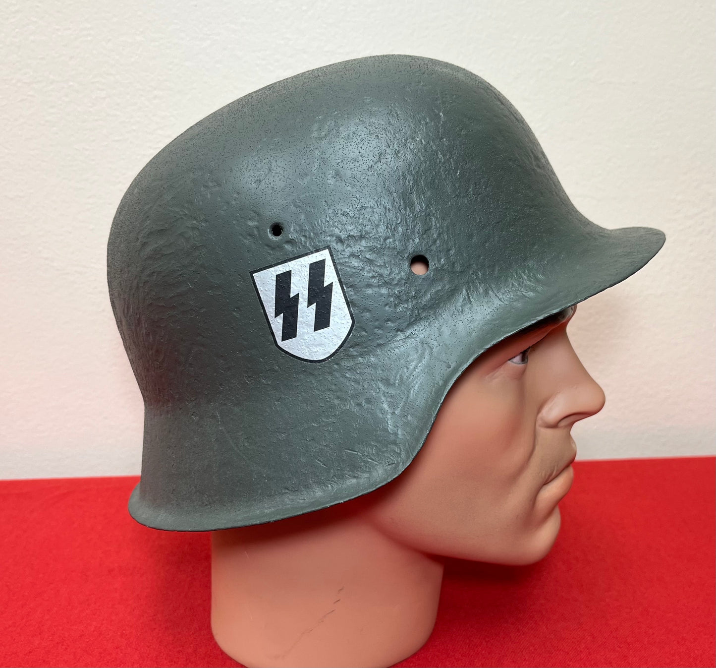 Original WWII M1940 German Army Helmet Relic W/ Added Insignia
