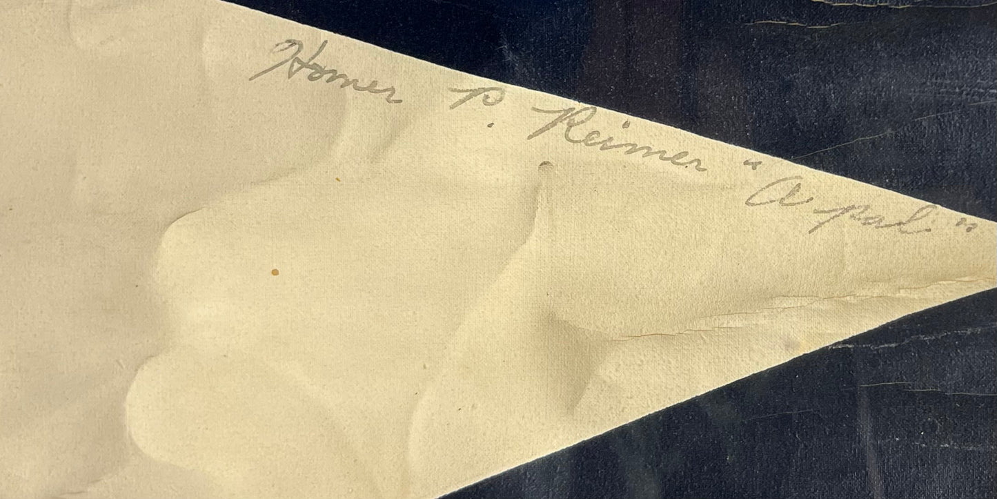 WW2 U.S. Vultee BT-13 Valiant Aircraft Wing Piece (Signed) Canvas Insignia 30”