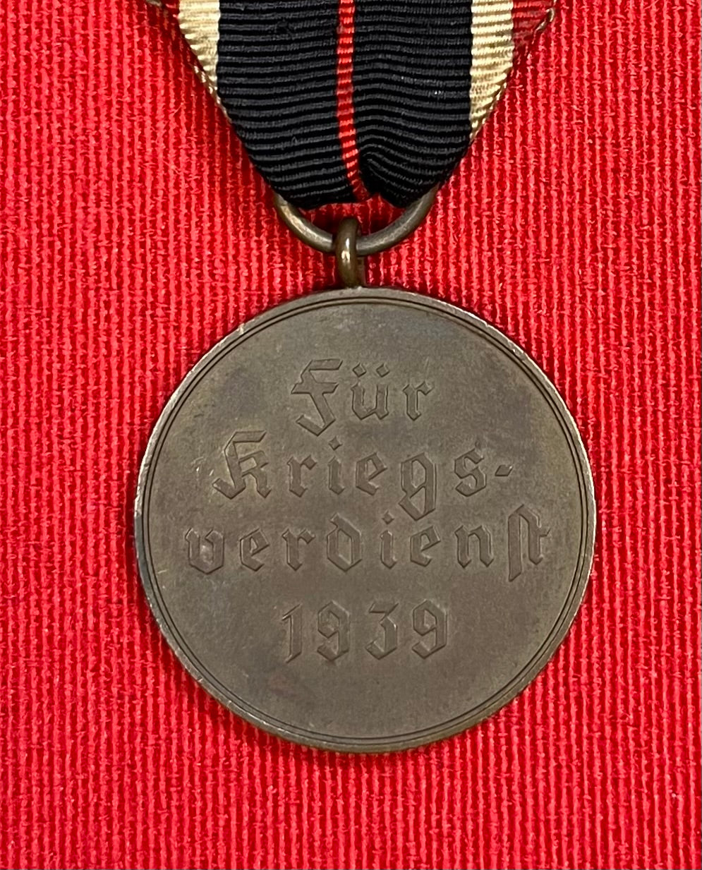 Authentic WW2 German War Merit Medal & Original Envelope