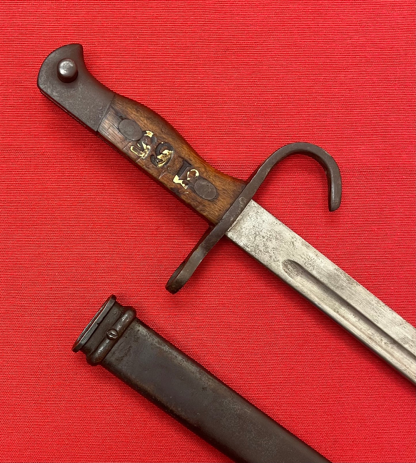 WW2 Japanese Arisaka Type 30 Bayonet & Scabbard / Training