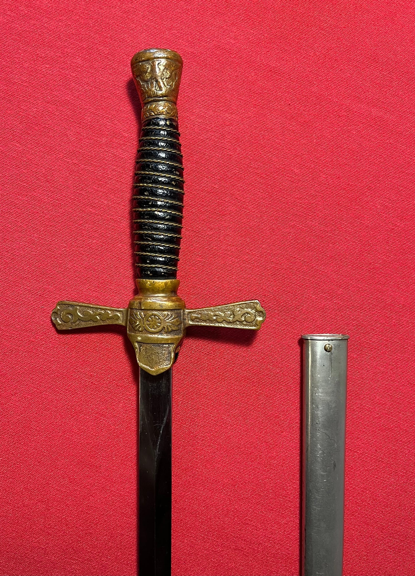 U.S 1880's Cadet Sword & Scabbard (Indian War Era)