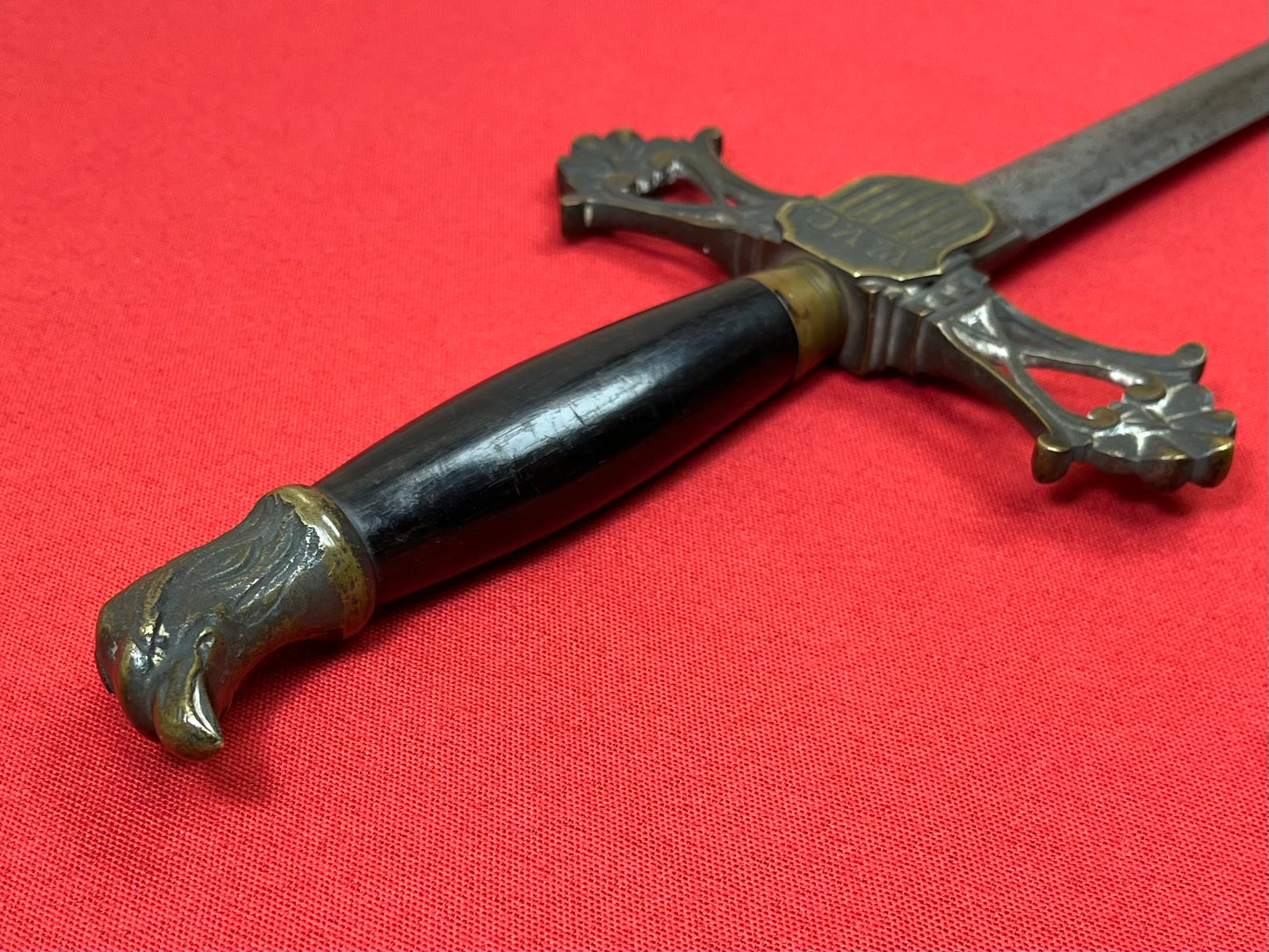 Pre-Civil War Militia Eagle Head Sword W.V.C Shield Circa 1830-50