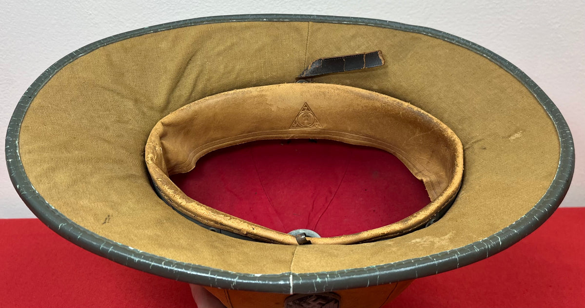 Original WWII German Heer Army Tropical Pith Helmet 1st Pattern