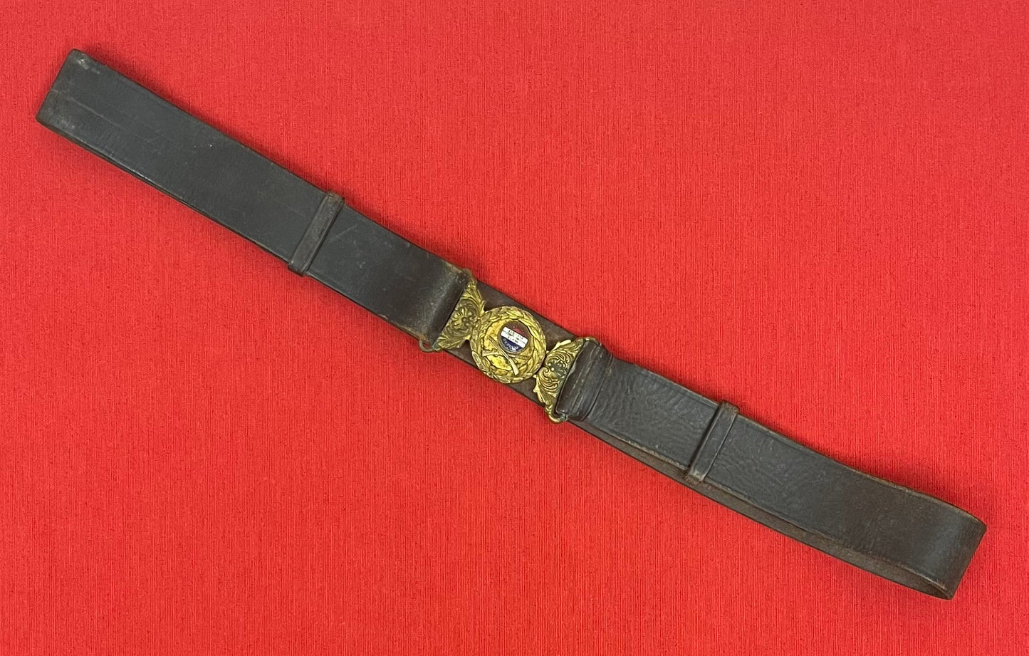 1920s-30s Citizens Military Training Camps (CMTC) Instructor Belt & Buckle - Battlefield Military Museum Gettysburg PA