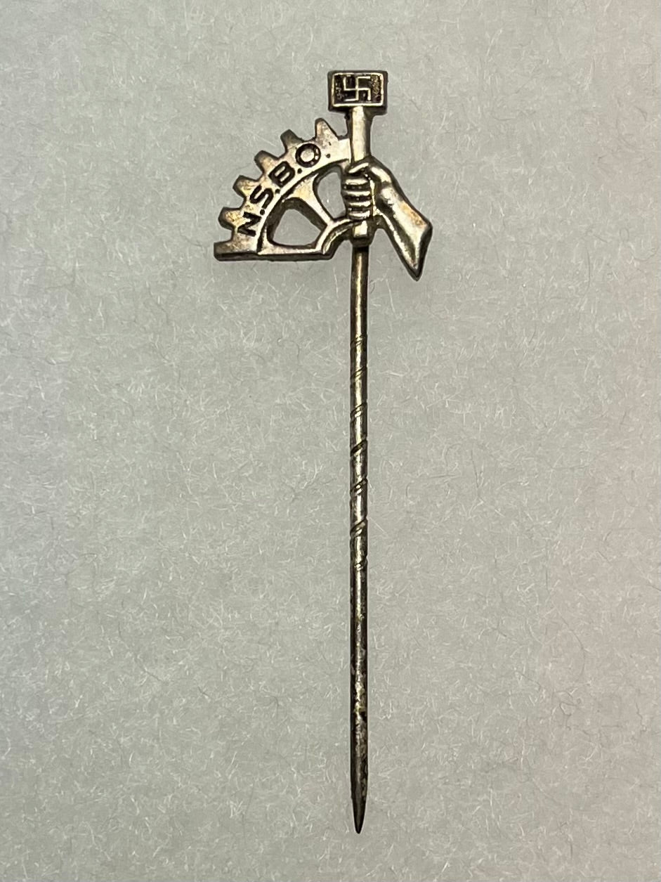 WW2 German (NSBO) National Socialist Factory Cell Organization Stickpin