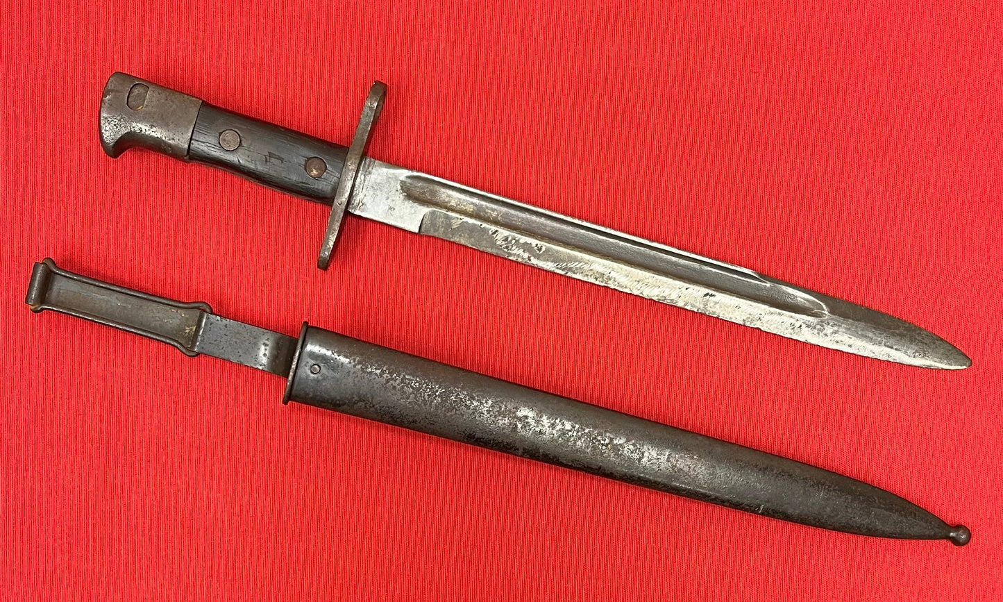 U.S. M1892 KRAG JORGENSEN RIFLE BAYONET - SPANISH AMERICAN WAR ERA