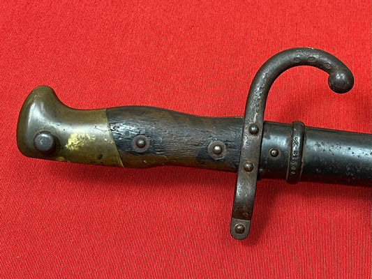 M1874 French Gras Bayonet Dated 1877