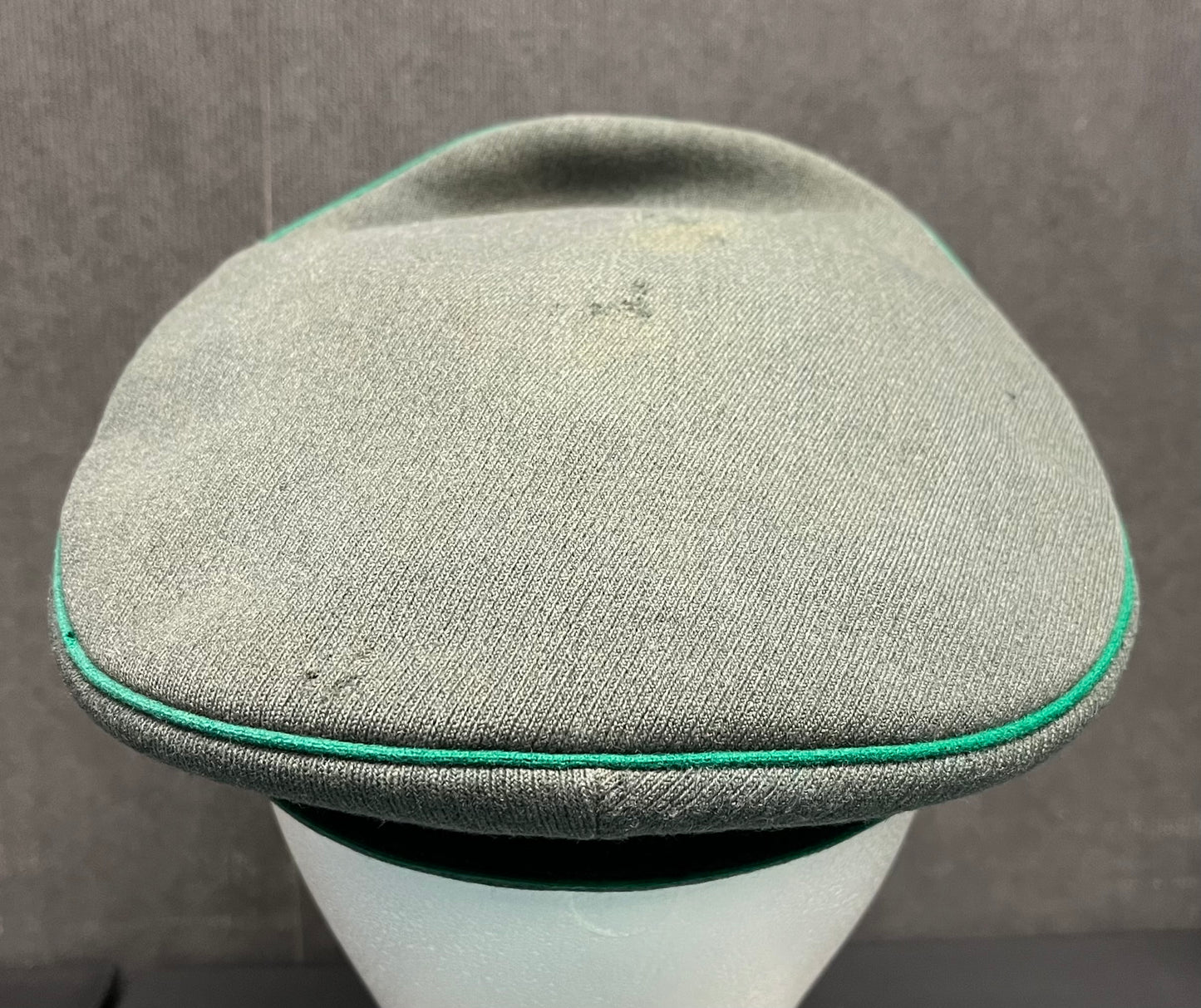 Authentic WW2 German Army Officers Visor Cap by ADEFA Missing (Eagle & Skull) Insignia ￼