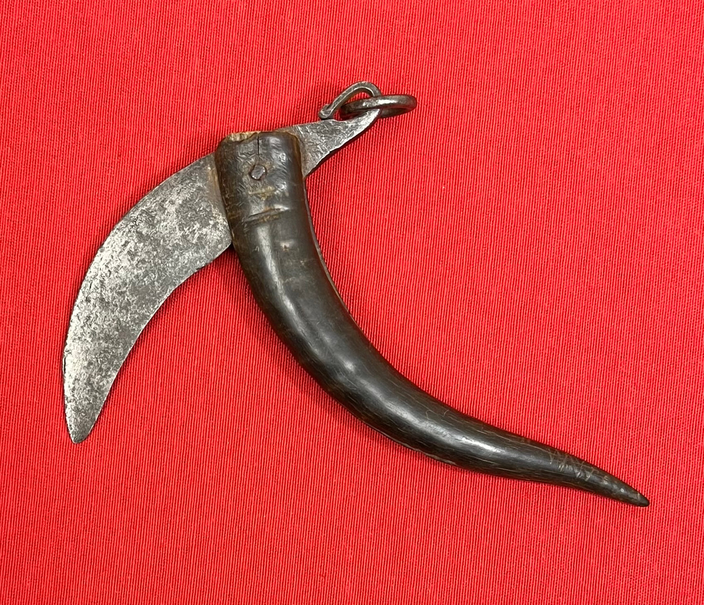 Pre-Civil War Folding Knife W/ Horn Handle