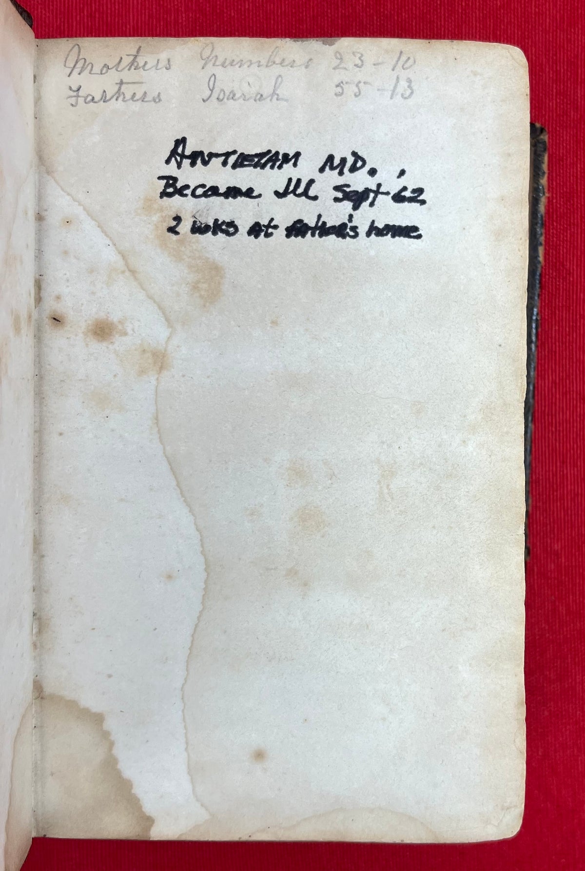 Civil War Bible Personally Owned by Maj. Edward H. McDonald of the 11TH VA C.S.A. - Gettysburg & Antietam