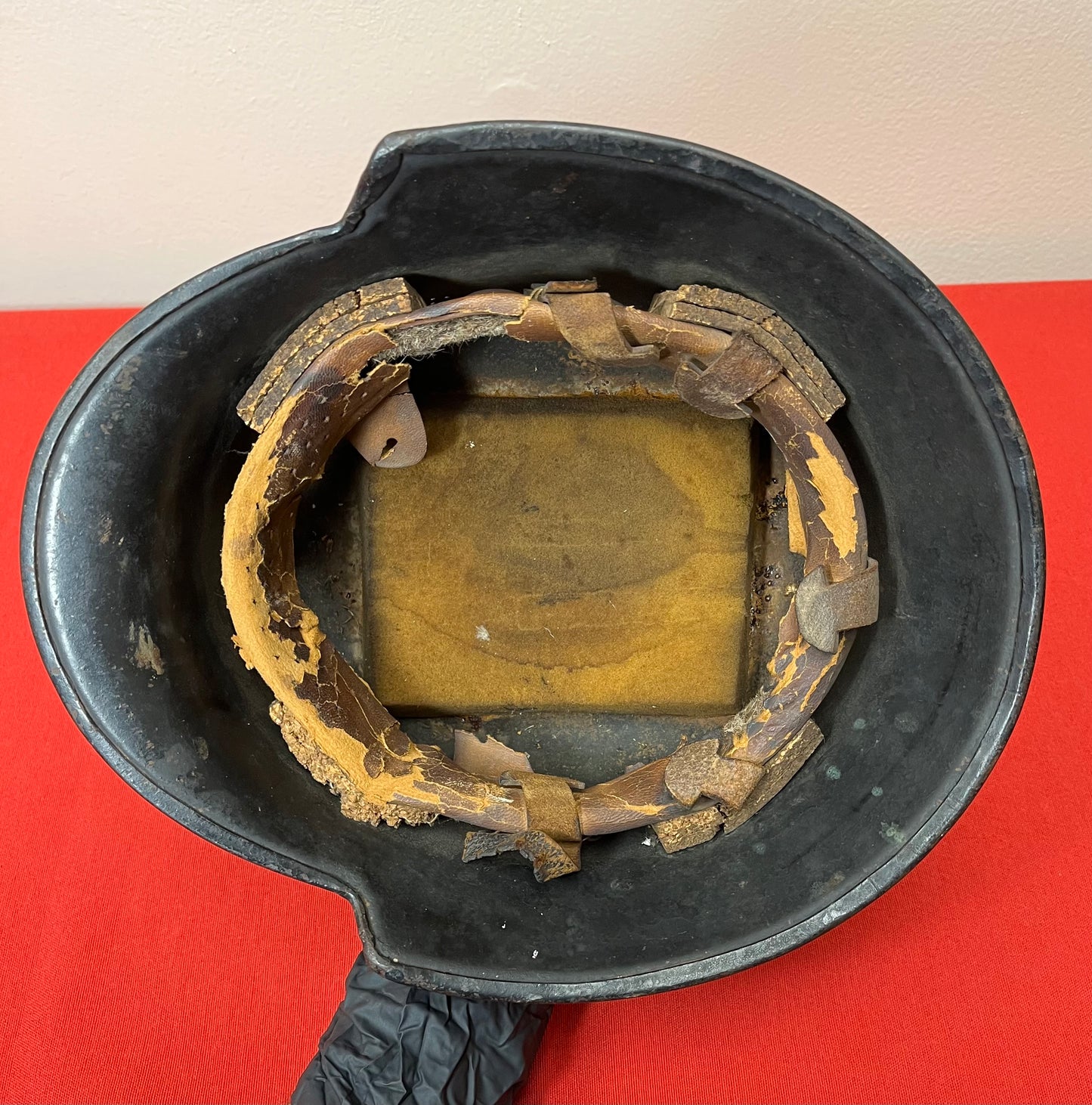 Original WWII German M34 Police Helmet