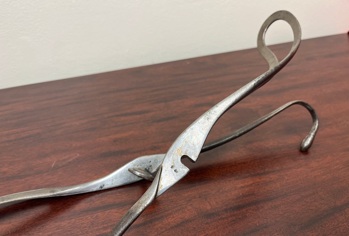 1801-1850 OBSTETRICAL BIRTHING FORCEPS LEVRET - ANTIQUE MEDICAL-CIVIL WAR ERA #6