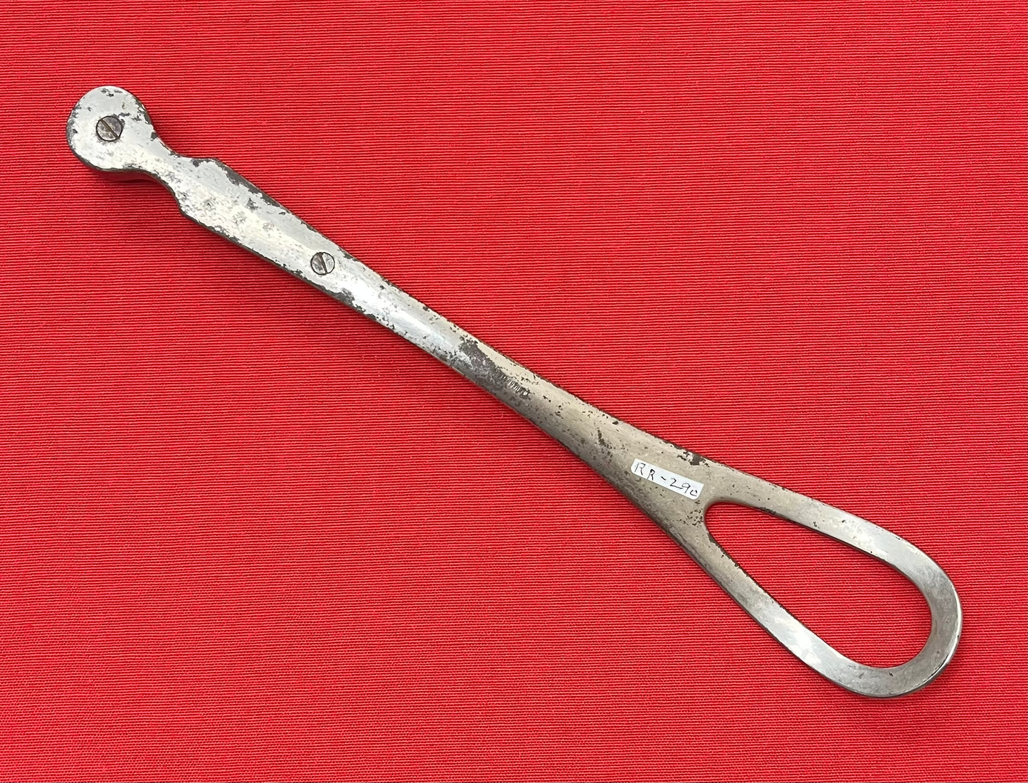 1800’s Obstetric (Birthing) Vectis W/ Ebony Handle by A.L. HERNSTE Antique Medical Equipment