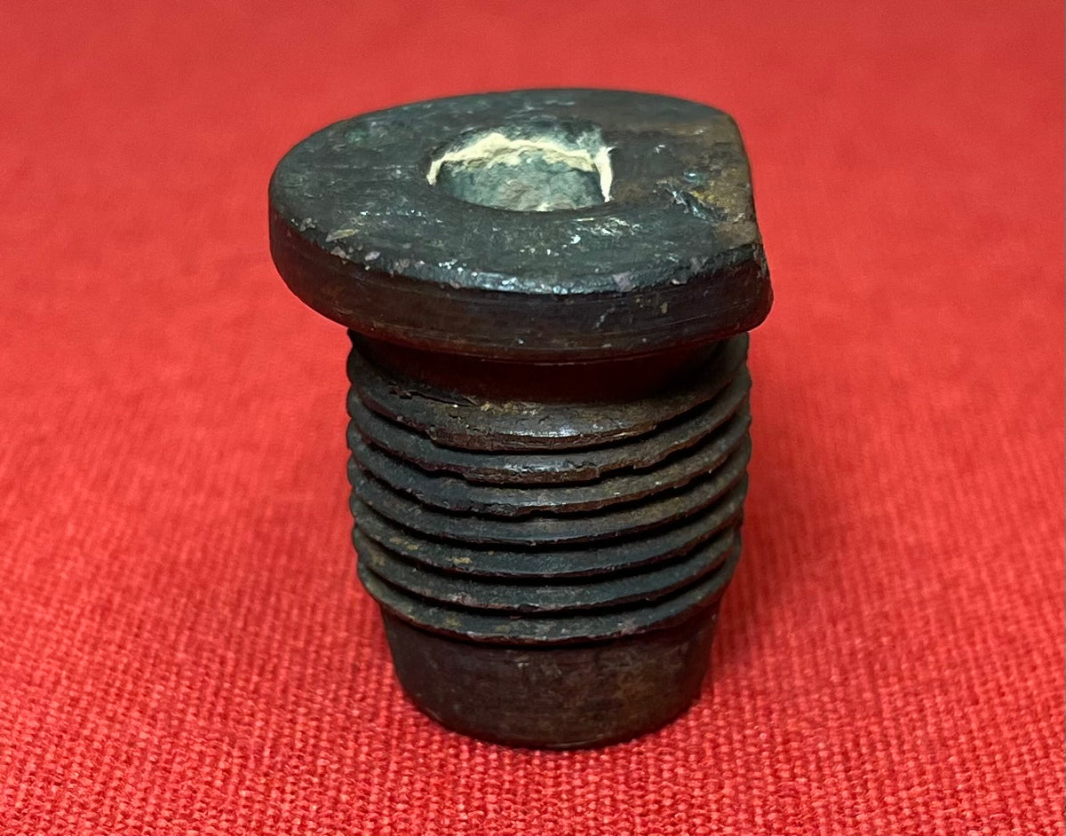 Authentic Civil War C.S.A. Artillery Shell Fuse Adapter - Dug Condition