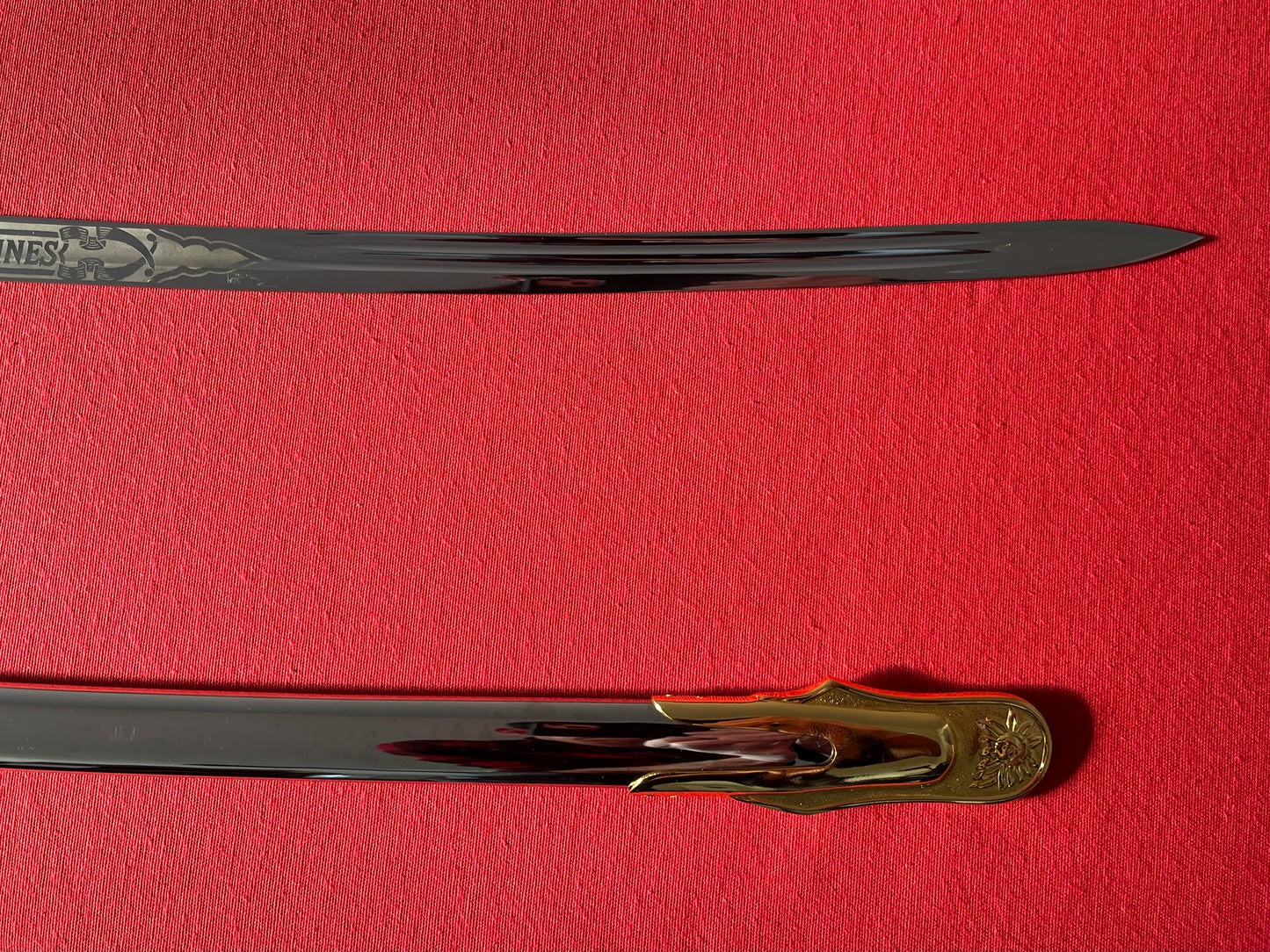 U.S Marine Corps Officer's Mameluke Sword by H.H Hilborn-Hamburger - German Made