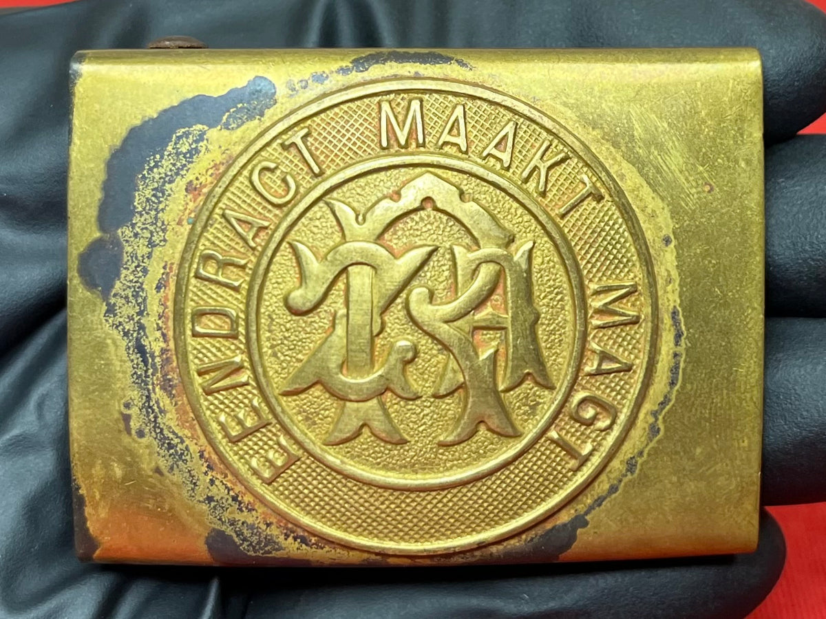 Original Boer War German-Made Boer Belt Buckle - Rare
