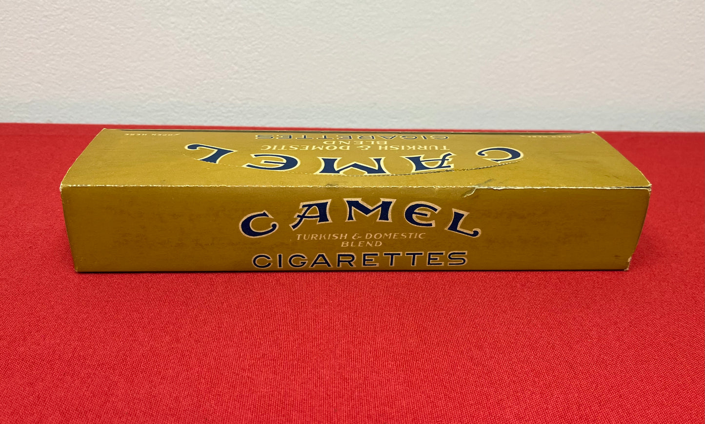 AUTHENTIC WWll ERA CAMEL CIGARETTE CARTON W/ REPRODUCTION PACK