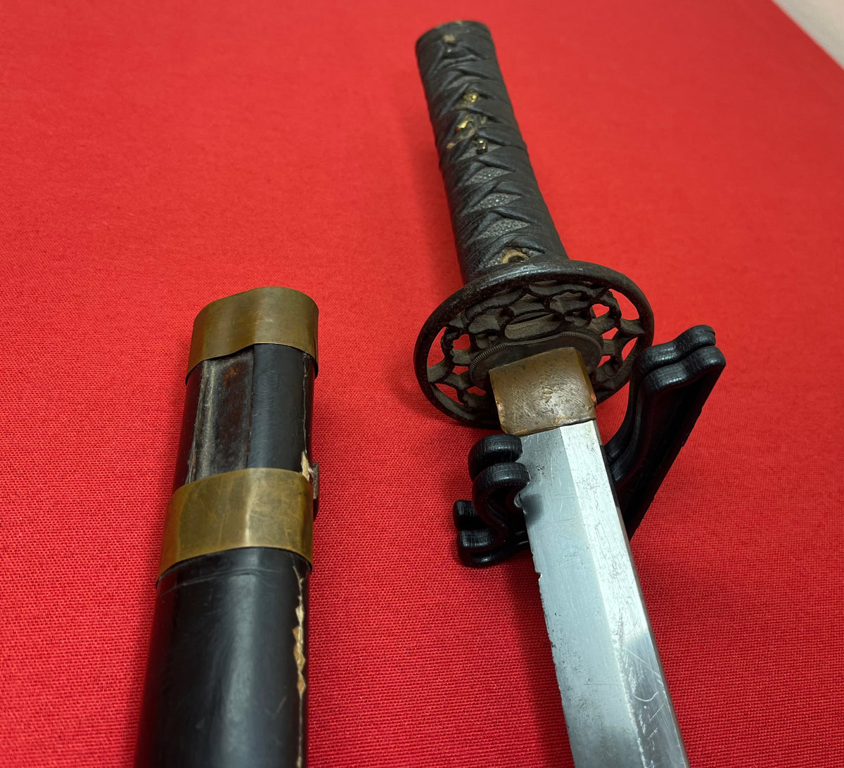 Original Japanese 18th Century Wakizashi Samurai Sword - Edo Period (1603–1868)