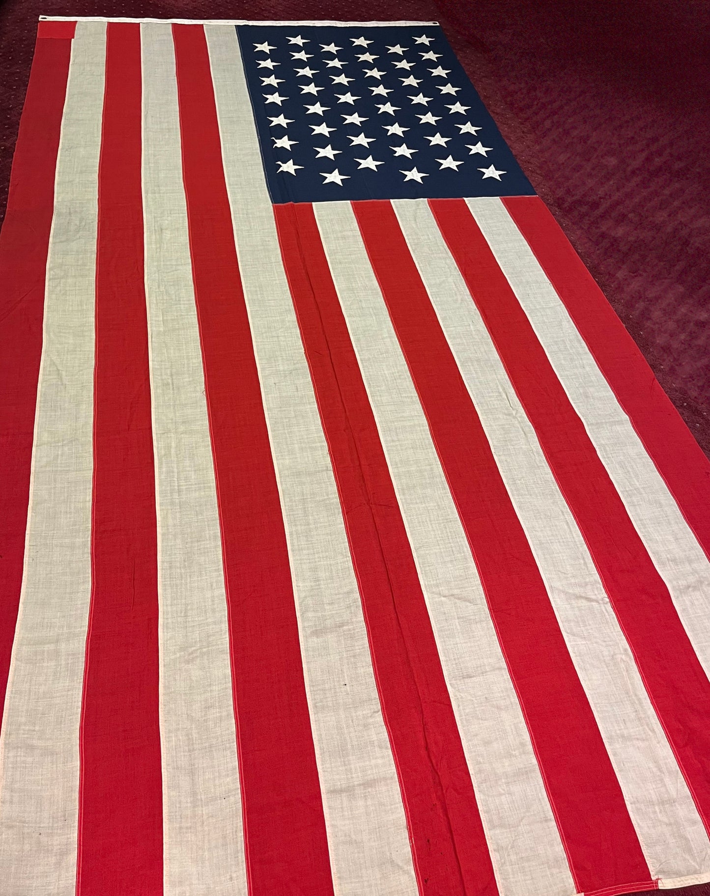 U.S. 45 Star Flag 12’ Spanish-American War Era (1896-1908) Owned by Samuel Rene Gummeré Ambassador of Morocco 1905-09