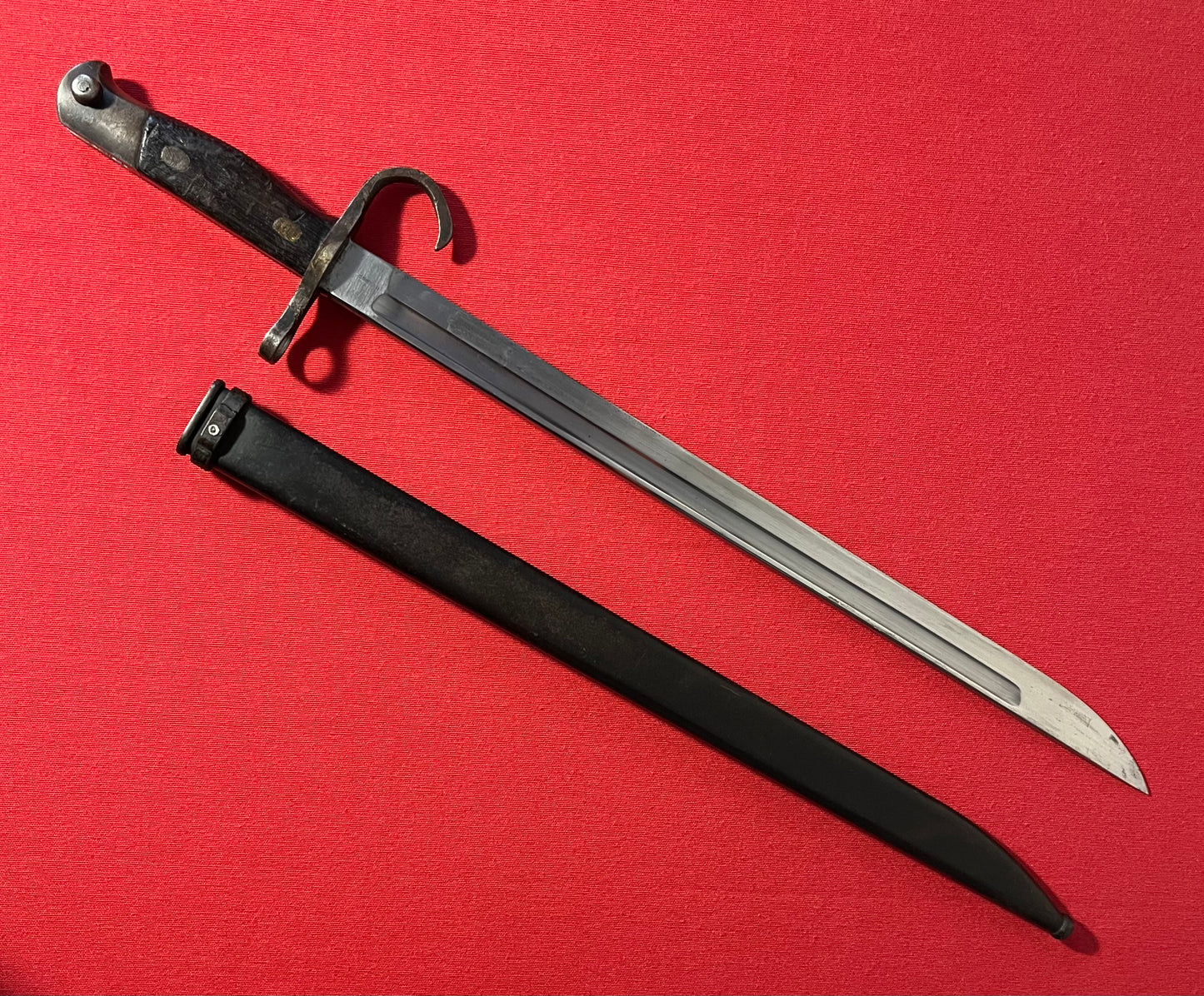 WW2 Japanese Arisaka Type 30 Bayonet & Scabbard / NAGOYA Arsenal Supervision