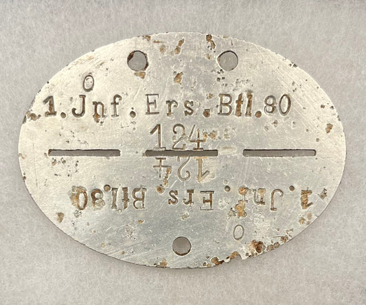 WWII WW2 German Army ID Tag Disc Dog Tag Relic - Authentic
