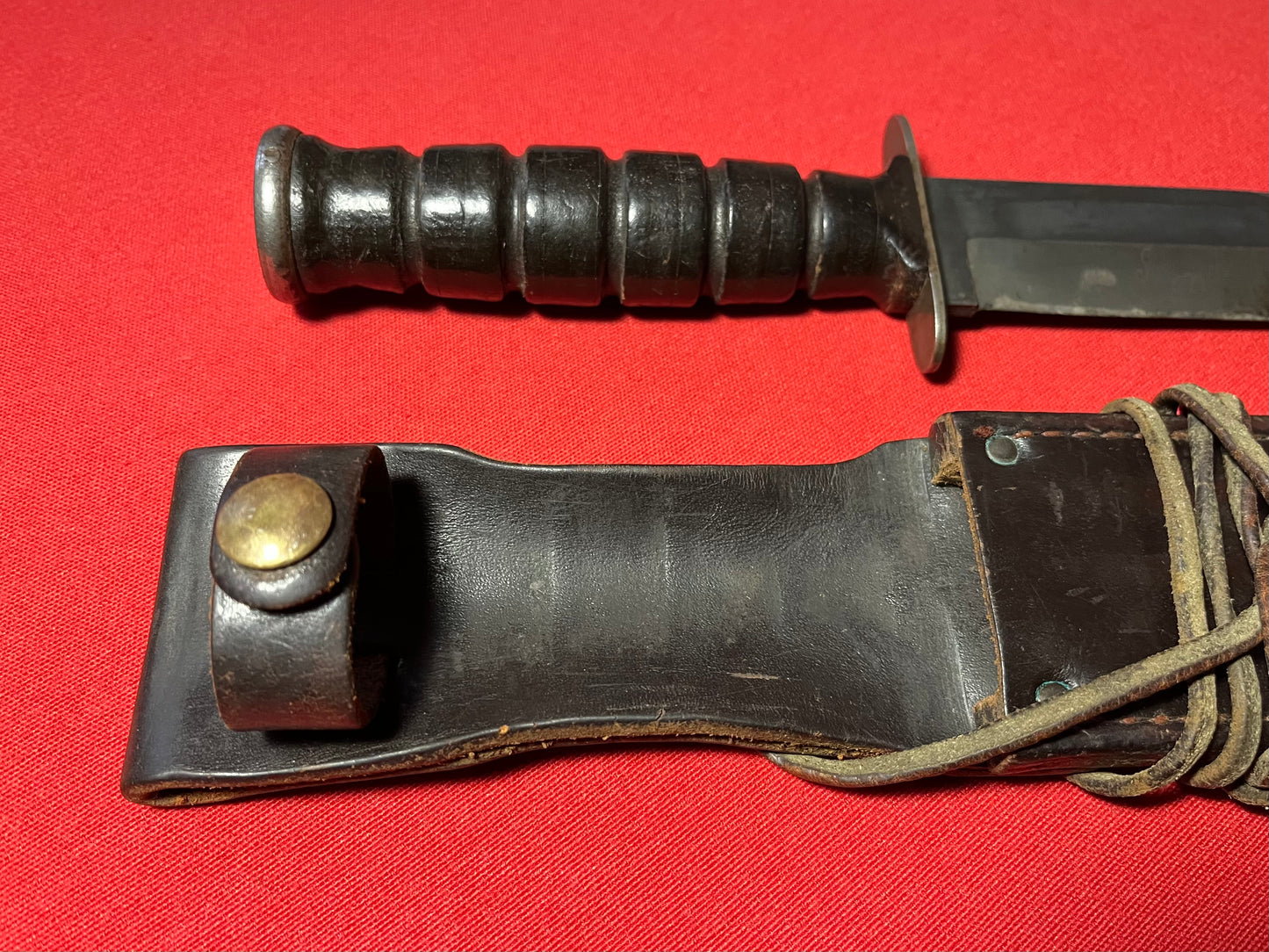 Vietnam Era U.S. CAMILLUS NY MARK 2 Fighting Knife MK2 / Blade "Name" engraved