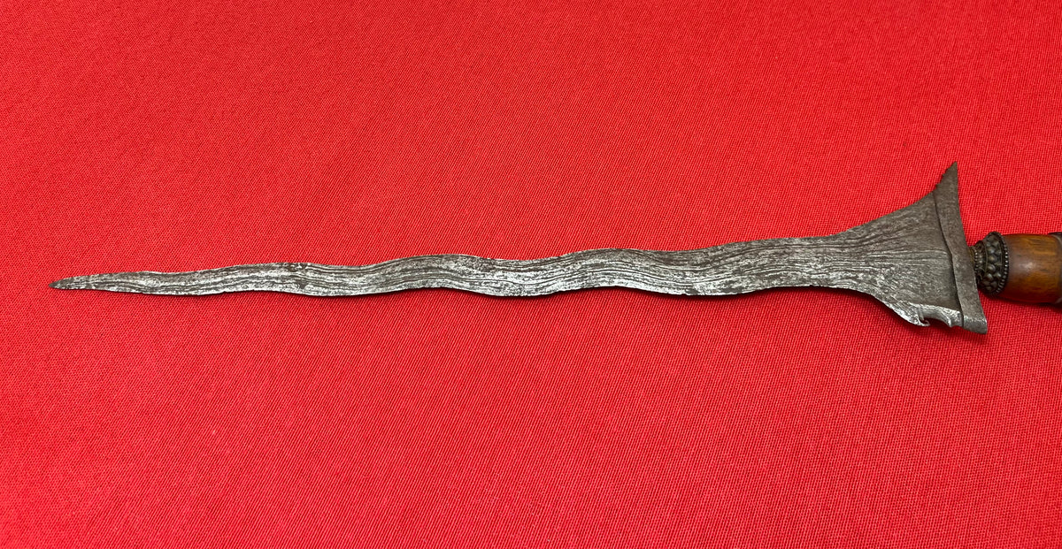Original Indonesian East Indies Kris Dagger - Island of Java (Meteorite Blade) Circa 1850