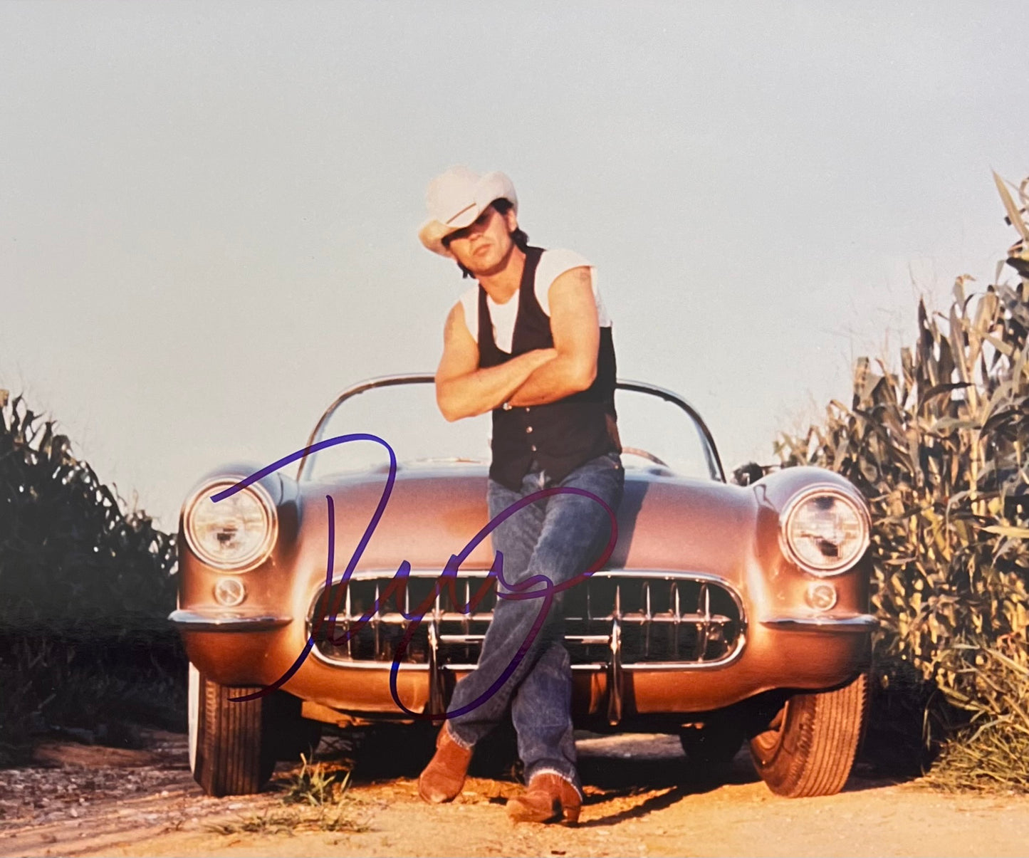 John Mellencamp - Signed 8x10 Movie Photo Falling From Grace W/ COA