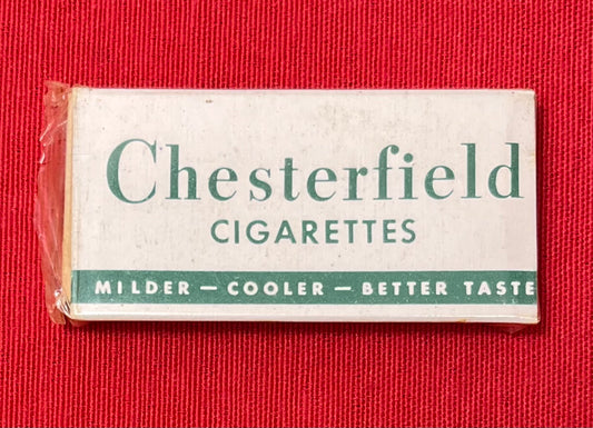 ORIGINAL WWll U.S. ISSUED CHESTERFIELD CIGARETTES K-RATION PACK