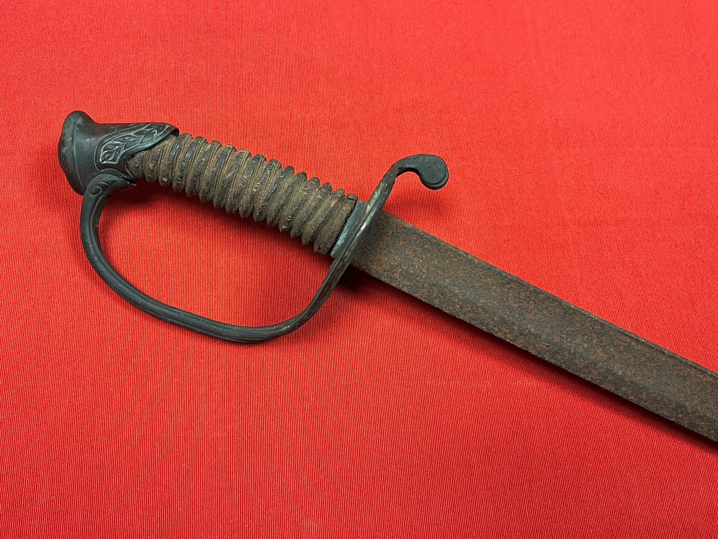 Civil War M1850 Foot Officers Sword Battlefield Pickup - Relic Condition