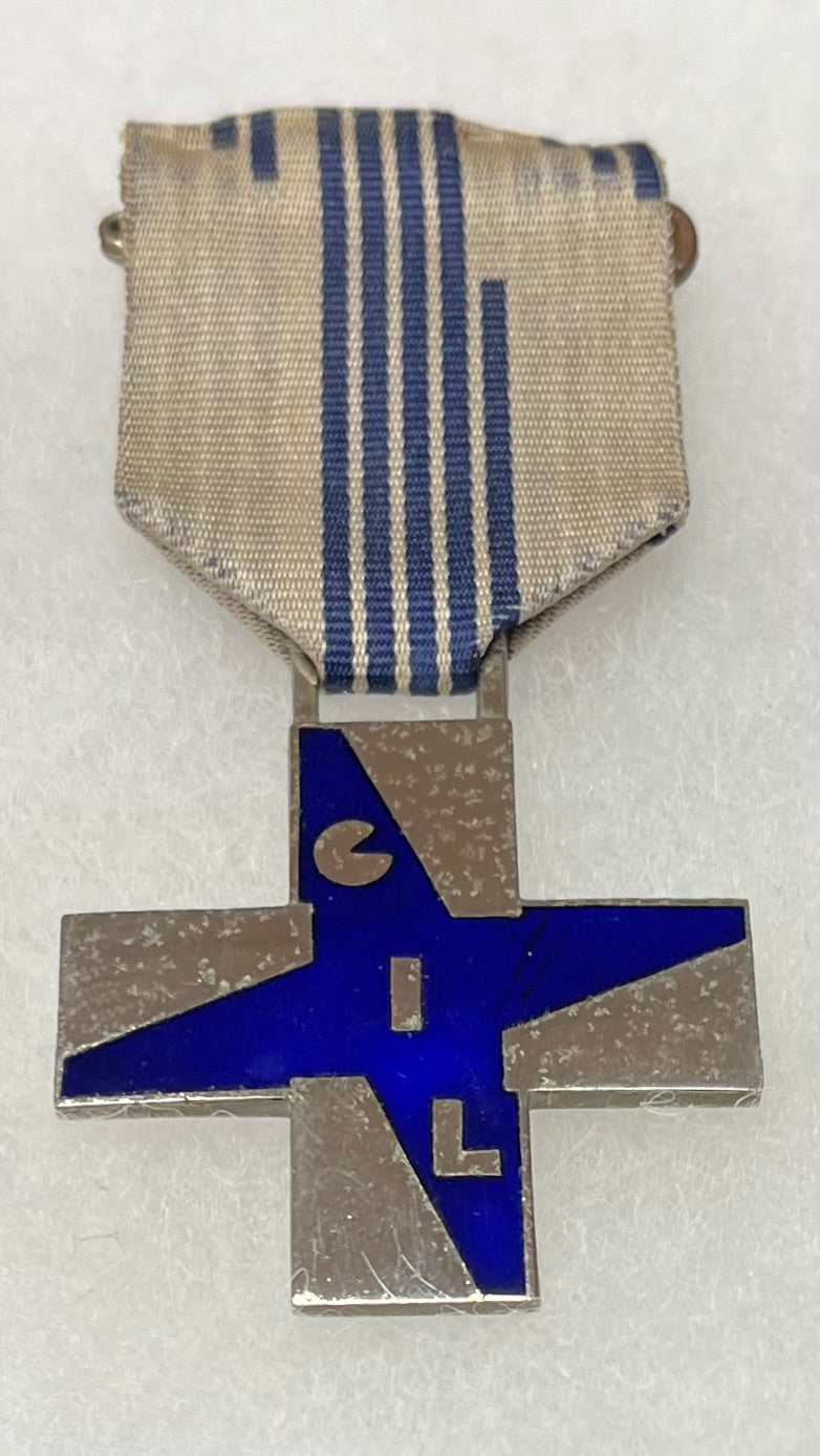 WW2 Italy Blue Cross of Merit Mussolini's Fascist Youth Organization Boy’s 14-18