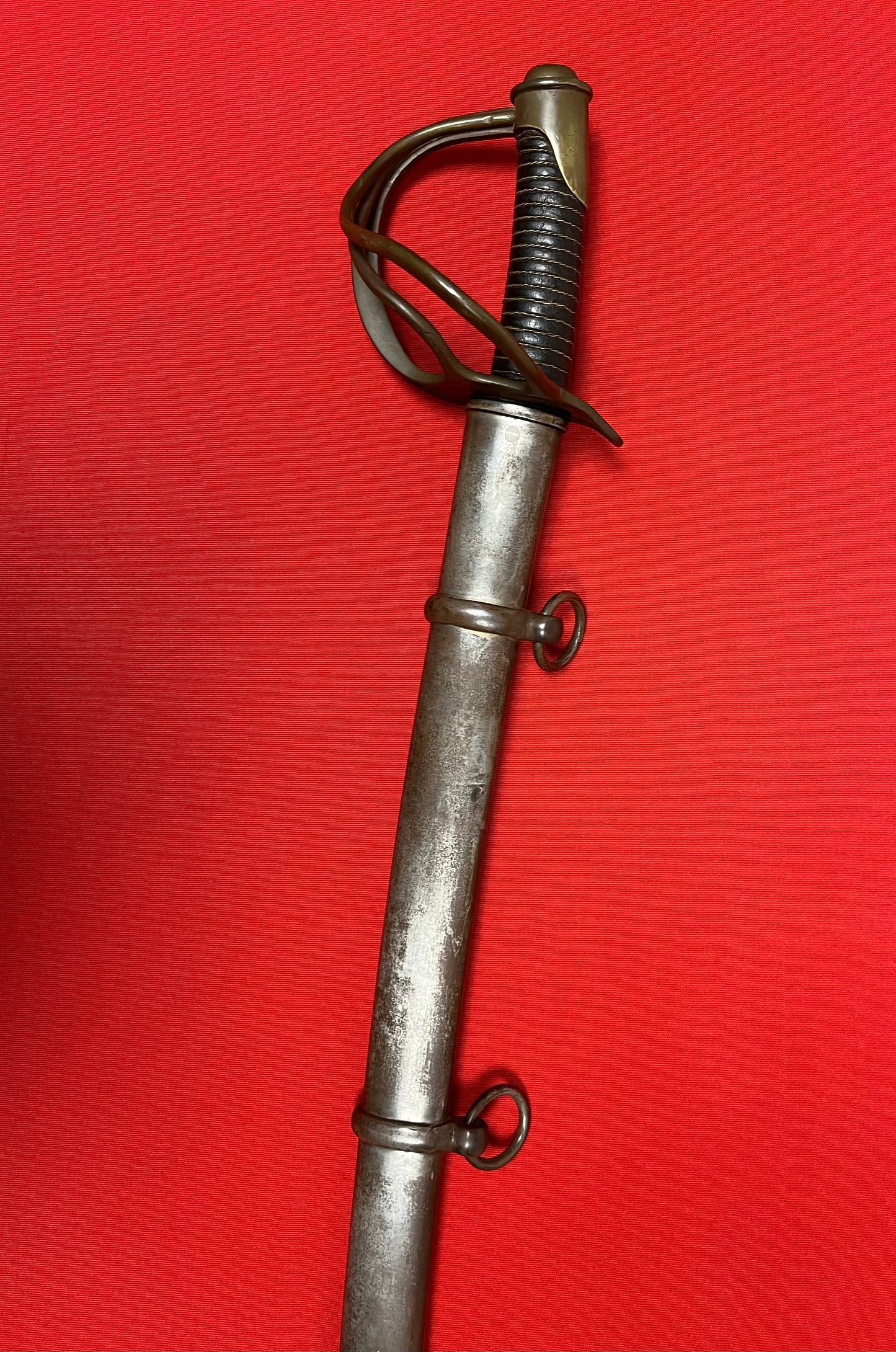 Authentic M1840 U.S. Civil War "Wrist Breaker" Heavy Cavalry Saber/Sword by W. Clauberg Solingen