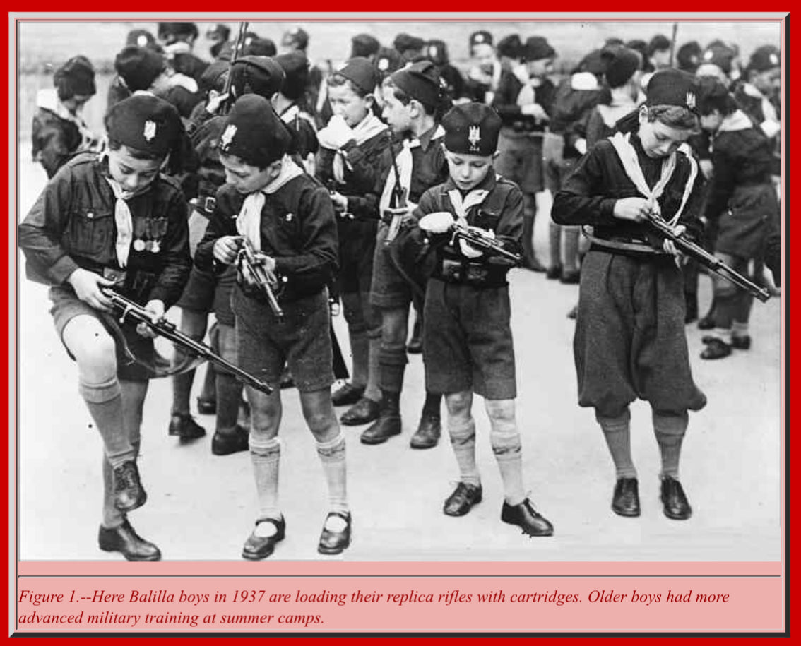 WWll Italian ONB Fascist Youth Balilla Blank Firing M1891 Carcano Child’s Training Rifle