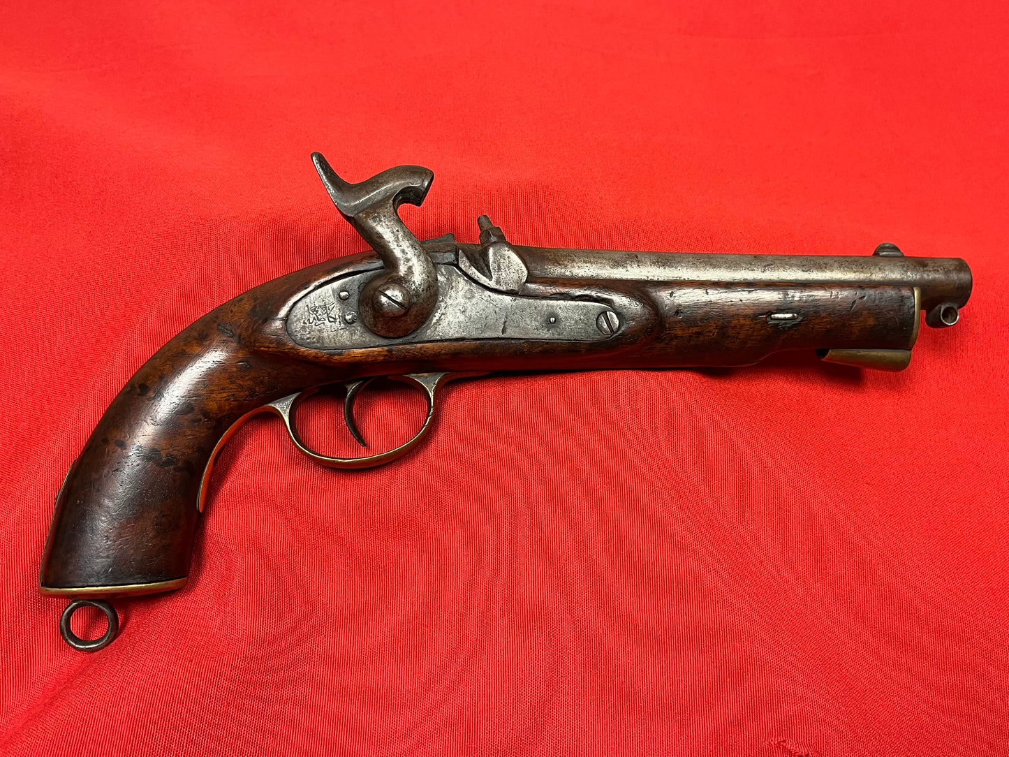 P1858 BRITISH EAST INDIA GOVERNMENT (EIG) PATTERN 1858 PERCUSSION .56 CAL. SINGLE SHOT CAVALRY PISTOL