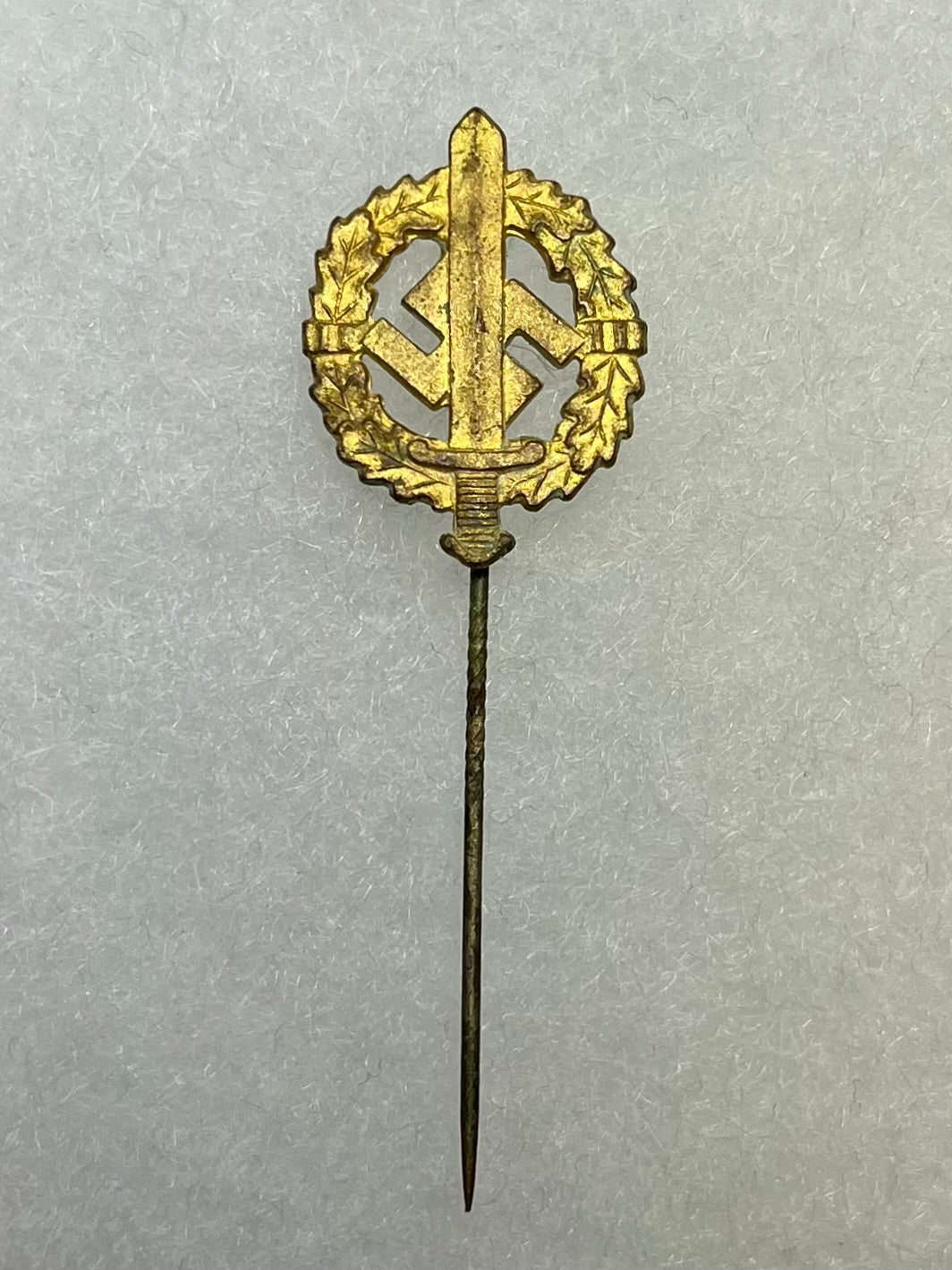 WW2 German SA “Gold” Sports Badge Stick Pin