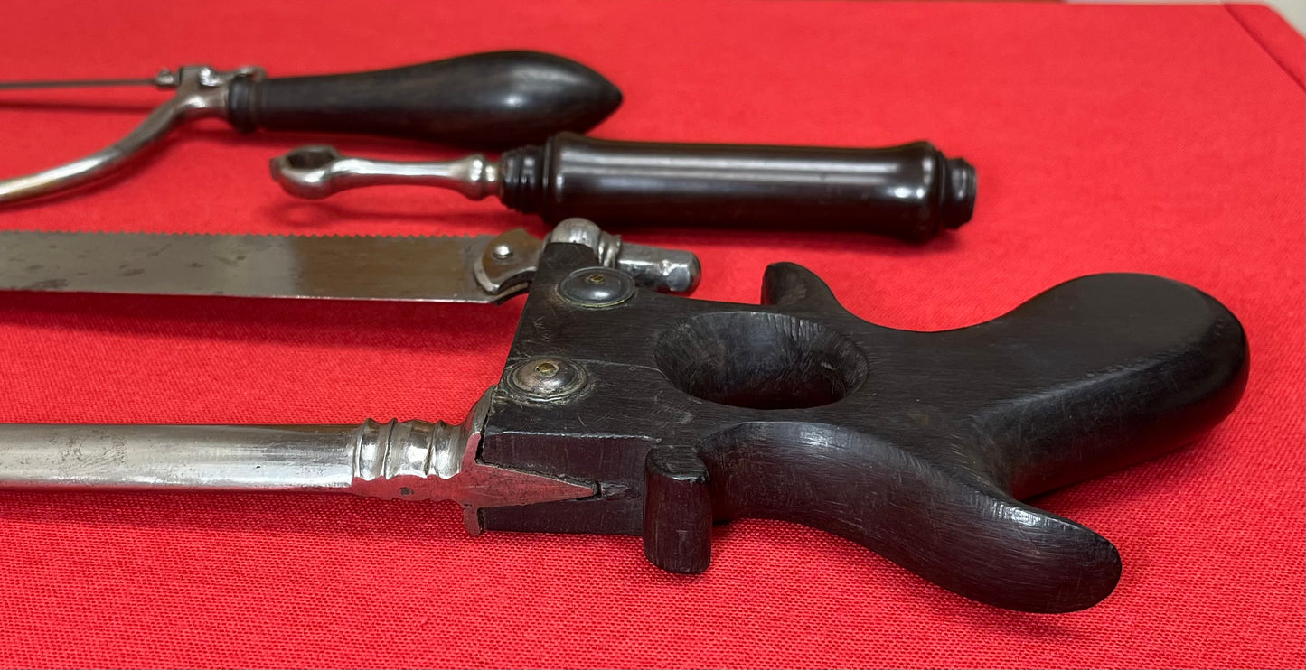 Revolutionary War Era Surgeon's Saw Set Ca. 1770-1780