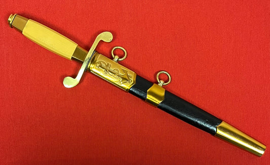 USSR Soviet Union Naval Officer's Dagger W/ Scabbard БУЛАM - Cold War Era
