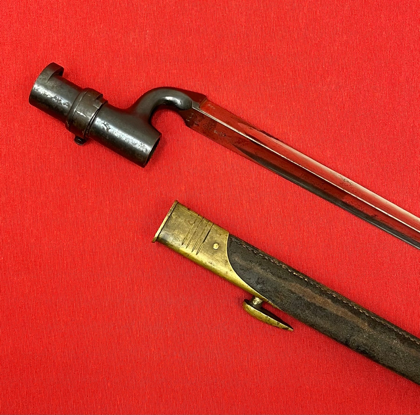 British Model 1876
Martini-Henry Rifle Bayonet & Scabbard