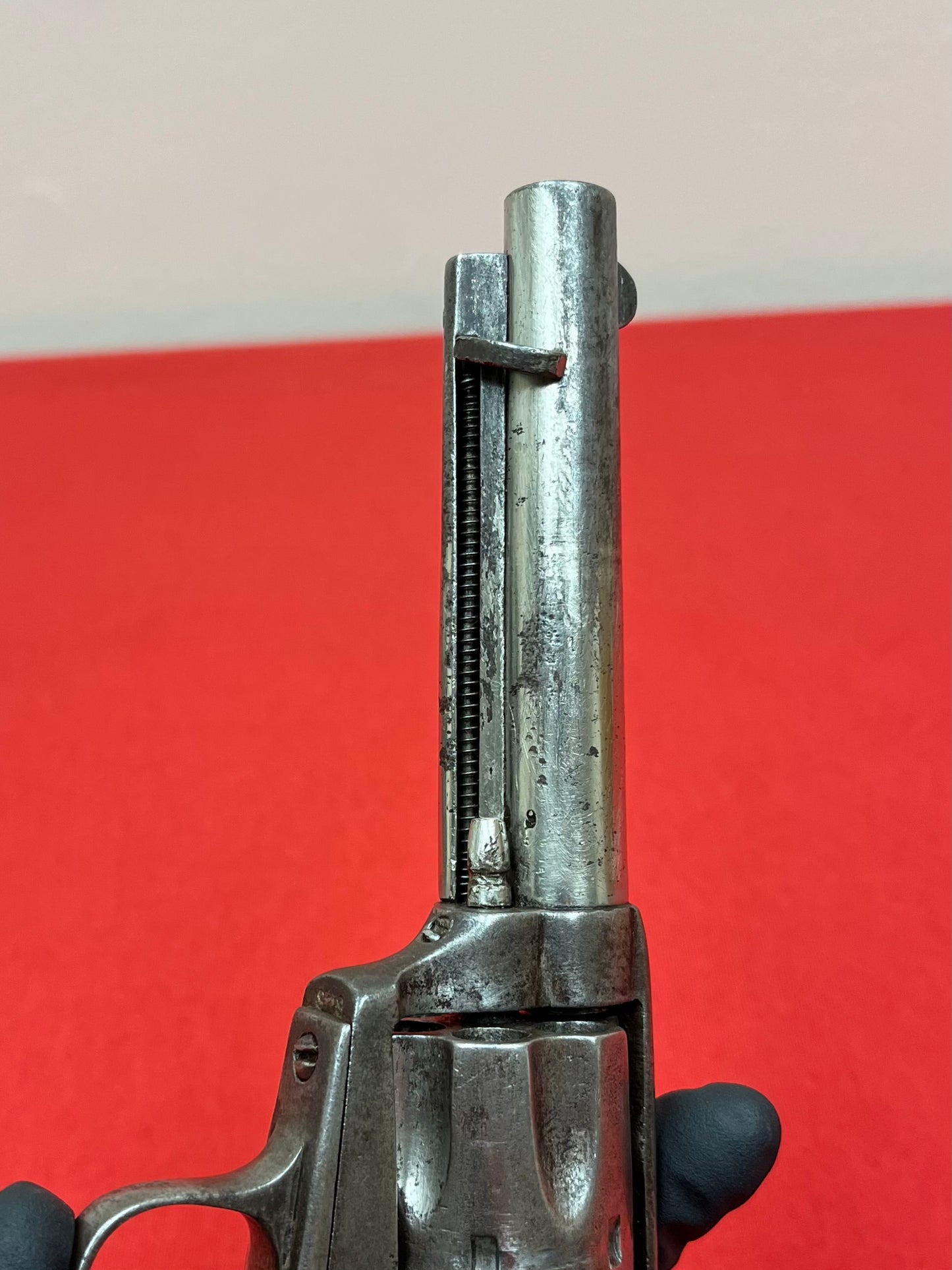 C. 1870-80 Colt Single Action Revolver Spanish Made W/ Bone Grips