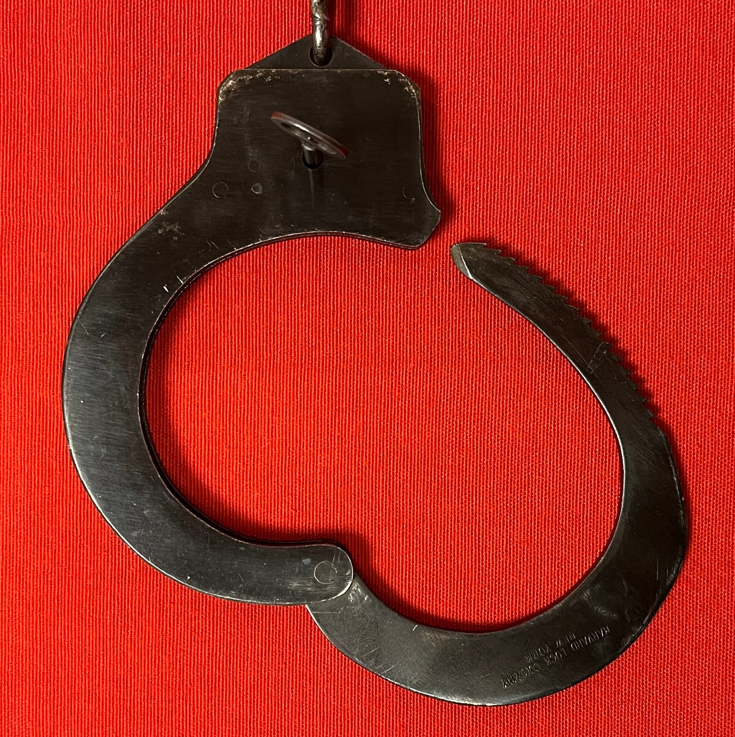 Original WWII U.S.N. Navy Marked Handcuffs Harvard Lock Company Hand & Leg Irons W/ Keys