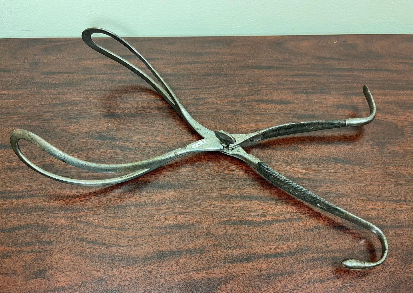 1801-1850 OBSTETRICAL BIRTHING FORCEPS LEVRET - ANTIQUE MEDICAL-CIVIL WAR ERA #6
