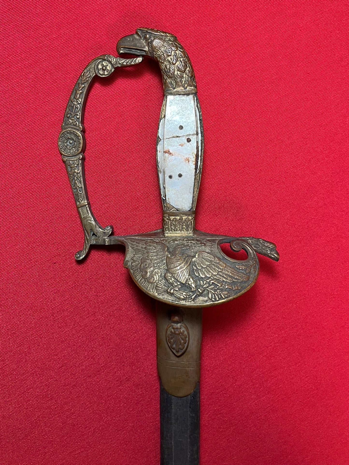 U.S. M1830 Officer's Eagle Head Pommel Sword P. Knecht