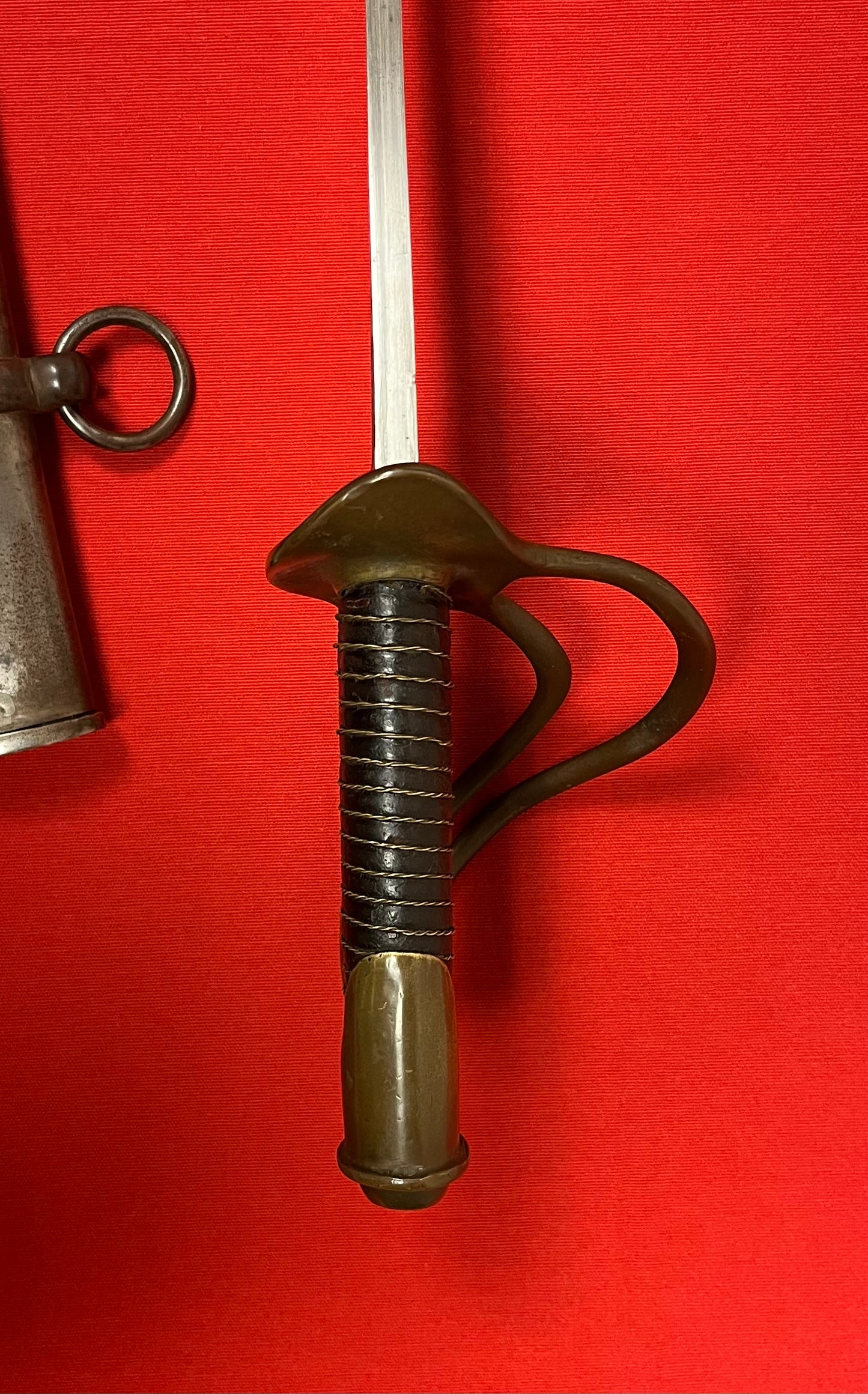 Authentic M1840 U.S. Civil War "Wrist Breaker" Heavy Cavalry Saber/Sword by W. Clauberg Solingen
