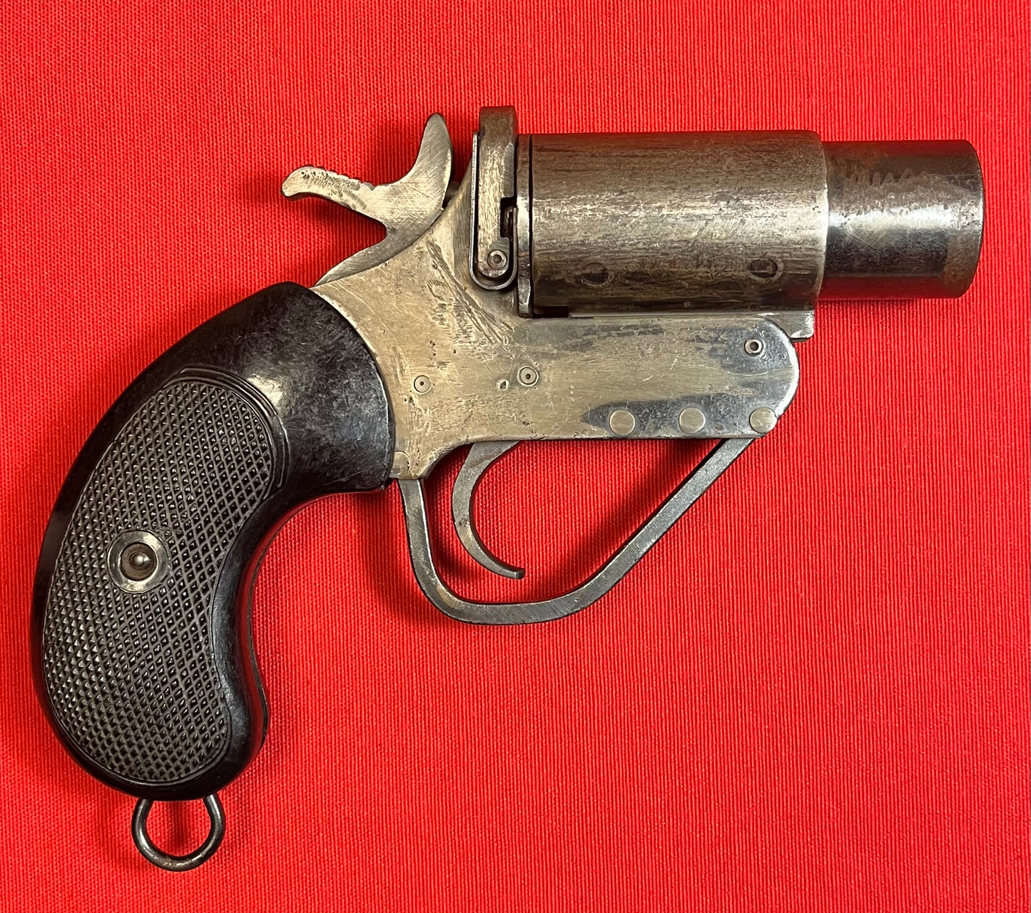 Original British WWII Molins No.2 Mk.5 Flare Signal Pistol for Armored Fighting Vehicles - Circa 1940