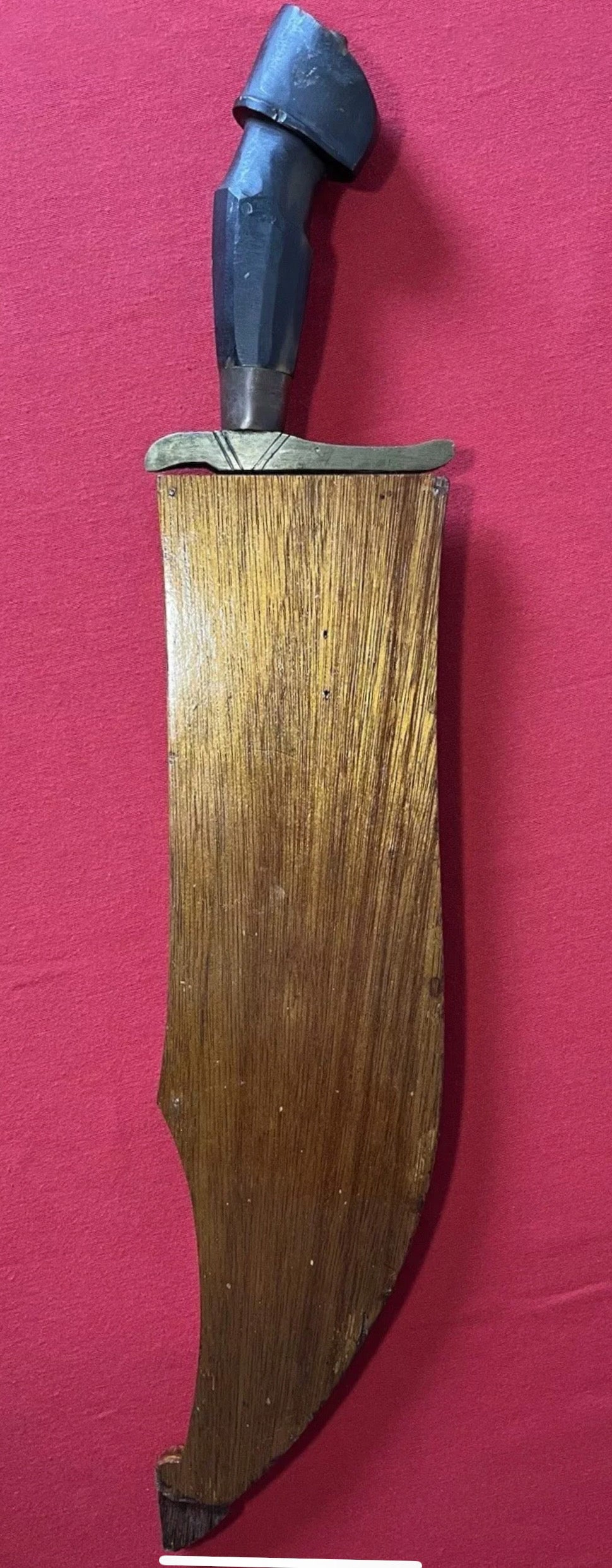 WW2 Philippines Dagger-Machete “Dedicated” by Native Bring-back Theater Made / MASSIVE 2.5 FT