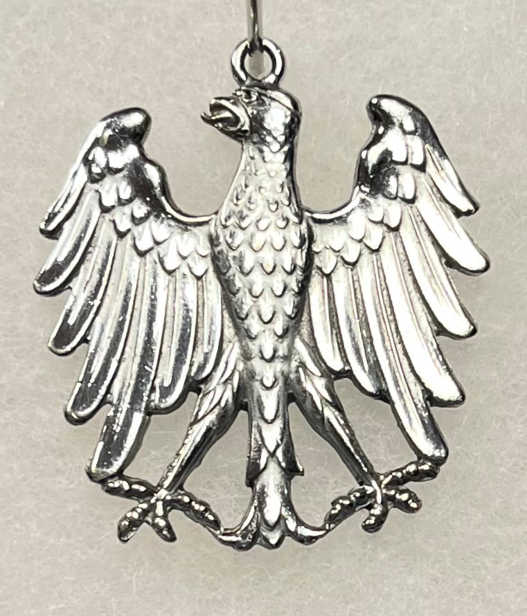 1926 Imperial German “Sports” Swimming Competition Eagle Pendant/Medal 1st Place .900 Silver