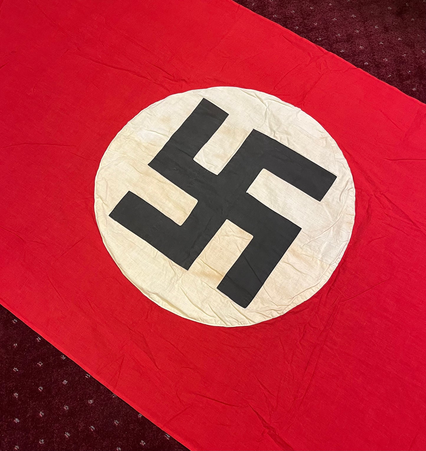 Original WW2 German Banner / Flag (Large) Double Sided 8X4 FT