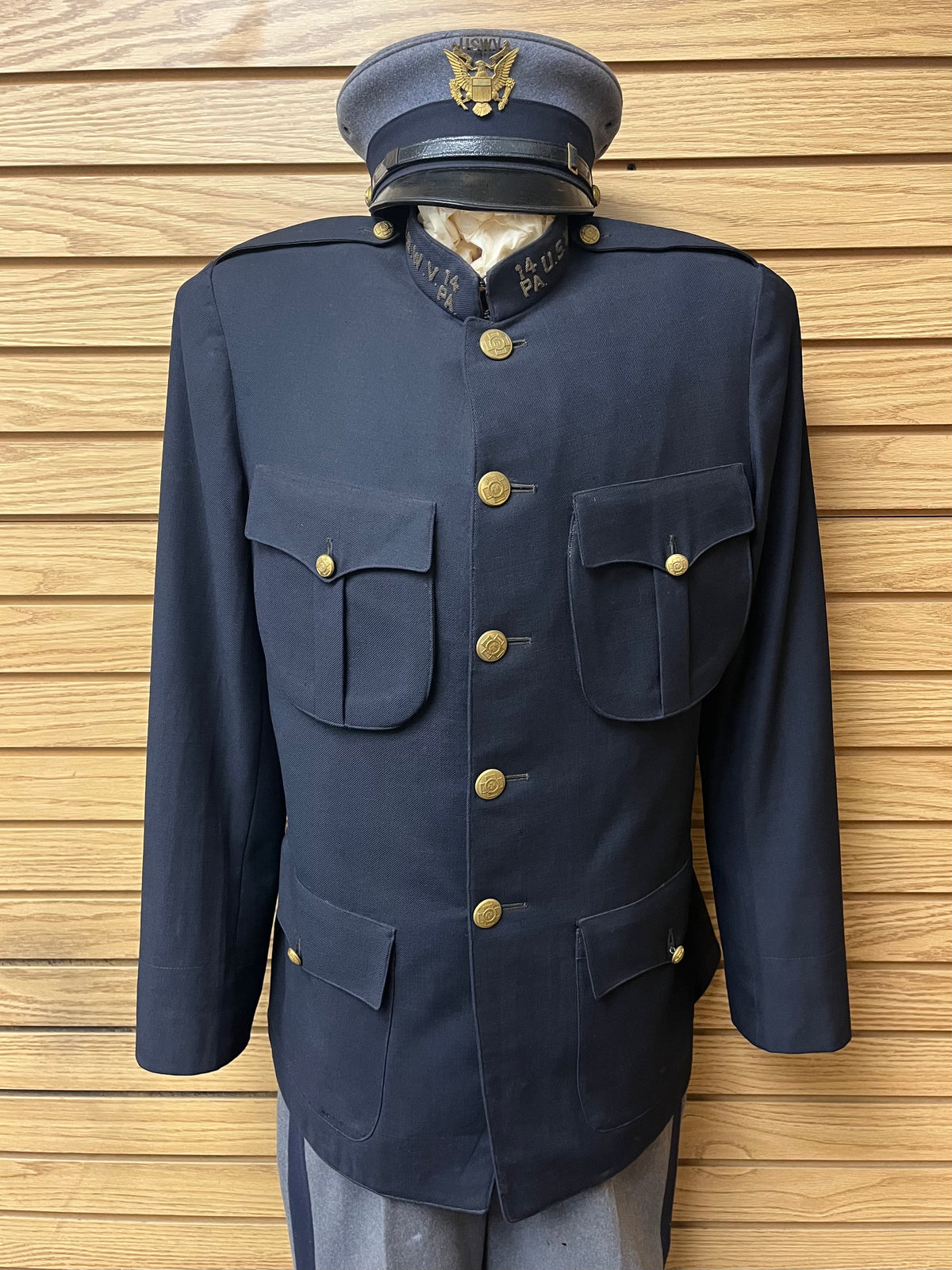 U.S. SPANISH AMERICAN WAR VETERAN’S UNIFORM - 14TH P.A. (NAMED) WILLIAM HUDSON