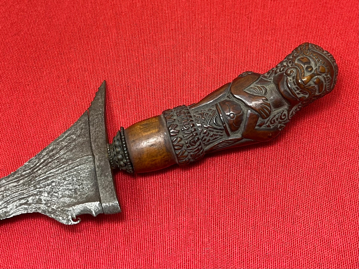 Original Indonesian East Indies Kris Dagger - Island of Java (Meteorite Blade) Circa 1850